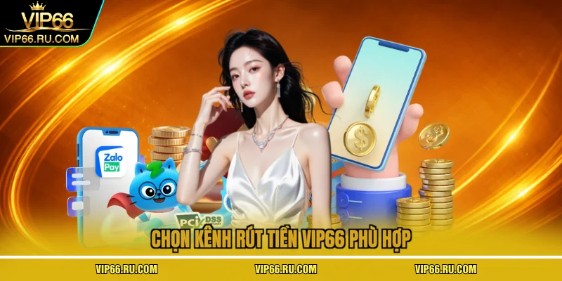 Chọn kênh rút tiền VIP66 phù hợp